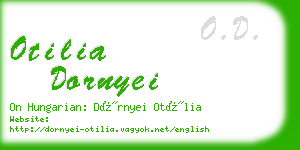 otilia dornyei business card